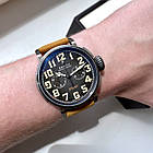 Чоловічий годинник Zenith Pilot Type 20 AAA наручний кварцовий з хронографом на шкіряному ремені та сапфіровим склом, фото 3