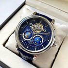 Чоловічий годинник Montblanc Vasco da Gama Tourbillon Blue AAA наручний механічний з автопідзаводом і сапфіром, фото 2