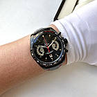 Чоловічий годинник Tag Heuer Carrera Calibre 17 Rs2 кварцовий з хронографом на шкіряному ремінці та сапфіровим склом, фото 3