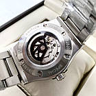 Механічний годинник Hublot Fusion Silver ексклюзивні чоловічі наручні з календарем на сталевому ремінці, фото 3