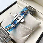 Механічний годинник Hublot Fusion Silver ексклюзивні чоловічі наручні з календарем на сталевому ремінці, фото 5