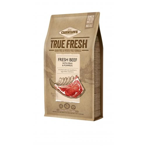 Сухий корм для дорослих собак Carnilove (Карнілав) True Fresh BEEF for Adult dogs з яловичиною 4 кг