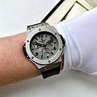 Наручний годинник Hublot Big Bang Steel Gray mat чоловічі кварцові з хронографом, фото 3