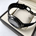 Чоловічий годинник Hublot classic fusion chronograph all black AAA наручні з хронографом на каучуковому ремінці, фото 6