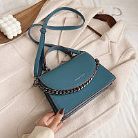 Женская классическая сумка кросс-боди синяя