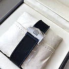 Чоловічий годинник Tag Heuer Aquaracer Calibre 16 Black Chronograph наручний кварцовий на каучуковому ремінці, фото 5