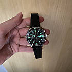 Чоловічий годинник Tag Heuer Aquaracer Calibre 16 Black Chronograph наручний кварцовий на каучуковому ремінці, фото 9