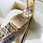 Жіночий годинник Cartier Panthère de Cartier gold 27 mm наручний кварцовий на сталевому золотистому браслеті, фото 4