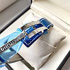 Наручний годинник Breitling Navititer Silver Blue ААА чоловічий кварцовий з хронографом на шкіряному ремінці, фото 6