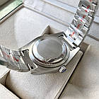 Механічний годинник Rolex Oyster Perpetual Red 41 mm AAA чоловічий наручний з автопідзаводом на сталевому браслеті, фото 8