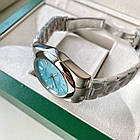 Механічний годинник Rolex Oyster Perpetual Tiffany 41 mm AAA чоловічий наручний з автопідзаводом і сапфіром, фото 4