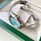 Механічний годинник Rolex Oyster Perpetual Tiffany 41 mm AAA чоловічий наручний з автопідзаводом і сапфіром, фото 5