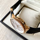 Чоловічий годинник Ulysse Nardin Maxi Marine Gold White Arabic Numerals AAA механічні з автопідзаводом на каучукі, фото 6