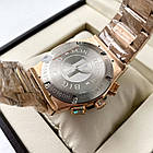 Наручний годинник Hublot Fusion Steel Gold AAA чоловічі кварцові з хронографом на сталевому браслеті з датою, фото 3