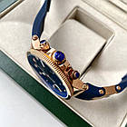 Чоловічий годинник Ulysse Nardin Maxi Marine Chrono Blue Gold ААА наручний кварцовий з хронографом і календарем, фото 6