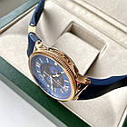 Чоловічий годинник Ulysse Nardin Maxi Marine Chronograph Blue Gold ААА наручний кварцовий з хронографом і календарем, фото 6