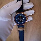 Чоловічий годинник Ulysse Nardin Maxi Marine Chronograph Blue Gold ААА наручний кварцовий з хронографом і календарем, фото 8