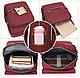 Міський рюкзак Tigernu Wenjie R020 для ноутбука до 14" об'єм 18 л Червоний, фото 4