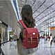 Міський рюкзак Tigernu Wenjie R020 для ноутбука до 14" об'єм 18 л Червоний, фото 5