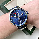 Механічний годинник Ulysse Nardin Maxi Marine Silver Blue Arabic AAA чоловічий наручний з автопідзаводом, фото 3