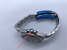 Механічний годинник Rolex Submariner classic date silver AAA чоловічий наручний з календарем на сталевому браслеті, фото 10