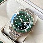 Rolex Submariner Hulk Green AAA — чоловічий механічний годинник з автопідзаводом і календарем дати, фото 2