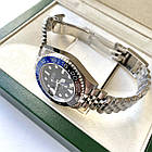 Rolex GMT-master II Batman AAA чоловічі годинники механічні наручні з календарем на сталевому браслеті, фото 4