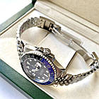 Rolex GMT-master II Batman AAA чоловічі годинники механічні наручні з календарем на сталевому браслеті, фото 6