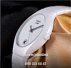 Керамічні годинник Rado Jubile ceramic AAA white стильні круглі кварцові наручні з датою, фото 9