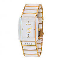Rado Jubile Golden White стильные кварцевые наручные часы