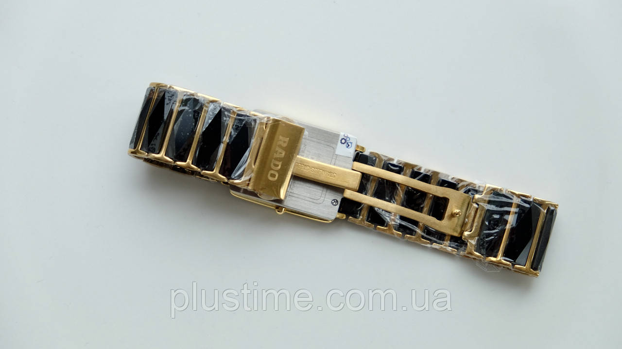 Rado Jubile Golden Diamond Classic AAA кварцевые наручные часы на керамическом браслете и календарем даты - фото 6 - id-p1983845157