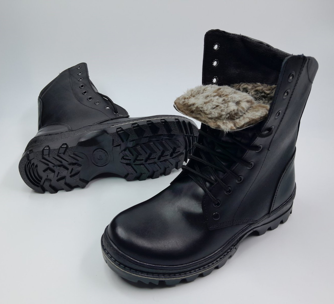 Берці Антистатик натуральне хутро, фото 1