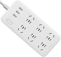 Сетевой фильтр Xiaomi Power Strip Quick Charger 2.0 (6 CN + 3 USB-port) White (Р29350) Розетки Китайські