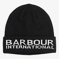 BARBOUR INTERNATIONAL Logo Jacquard Beanie MHA0759BK11 шапка орииінал зимняя унисекс