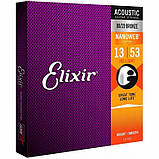 Струни для акустичної гітари Elixir AC NW HDL Light (.013-.053), фото 3