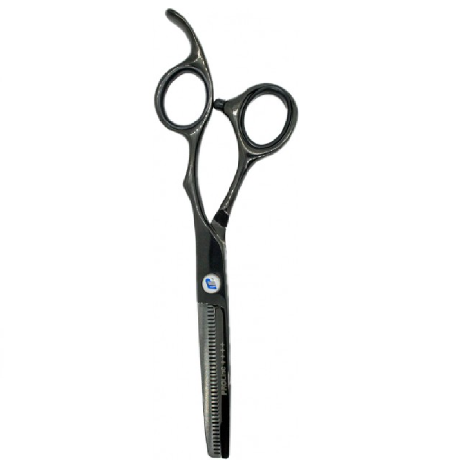 Ножиці для стрижки PROline 5.5", філірувальні, чорні (CK72-BRT), фото 1