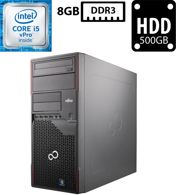 Комп'ютер Fujitsu Esprimo P710 E85+ Tower/Intel Core i5-3470 3.20GHz/8GB DDR3/HDD 500GB/Intel HD Graphics 2500