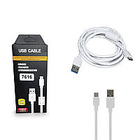 Кабель для зарядки телефона High Quality Type-C USB-A 2.1А 1.5м кабель синхронизации шнур провод тайп си «D-s»