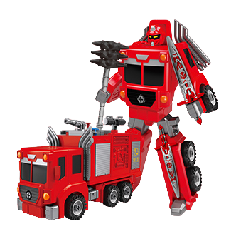 Купить Робот трансформер Пожарная машина с оружием, цена 683 ₴ — Prom ...