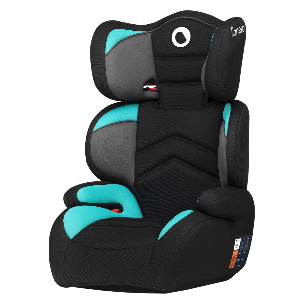 Дитяче автокрісло Lionelo LARS I-SIZE GREEN TURQUOISE, фото 1