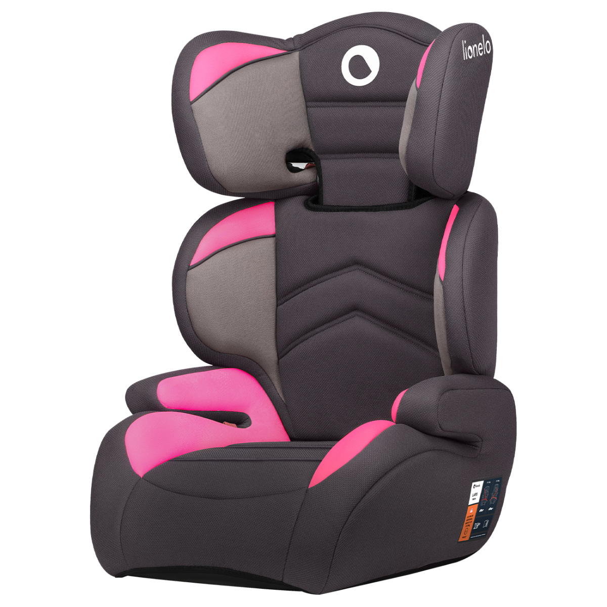 Дитяче автокрісло Lionelo LARS I-SIZE PINK BABY, фото 1