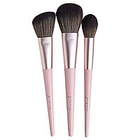 Набор кистей для макияжа лица Jazmine Beauty 3-piece Complexion Essentials Brush Set