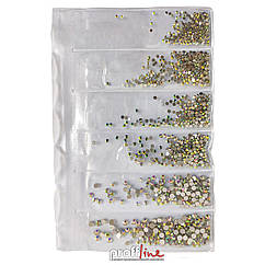 Стрази (хамелеон на срібній підкладці) Mix (1440 шт)