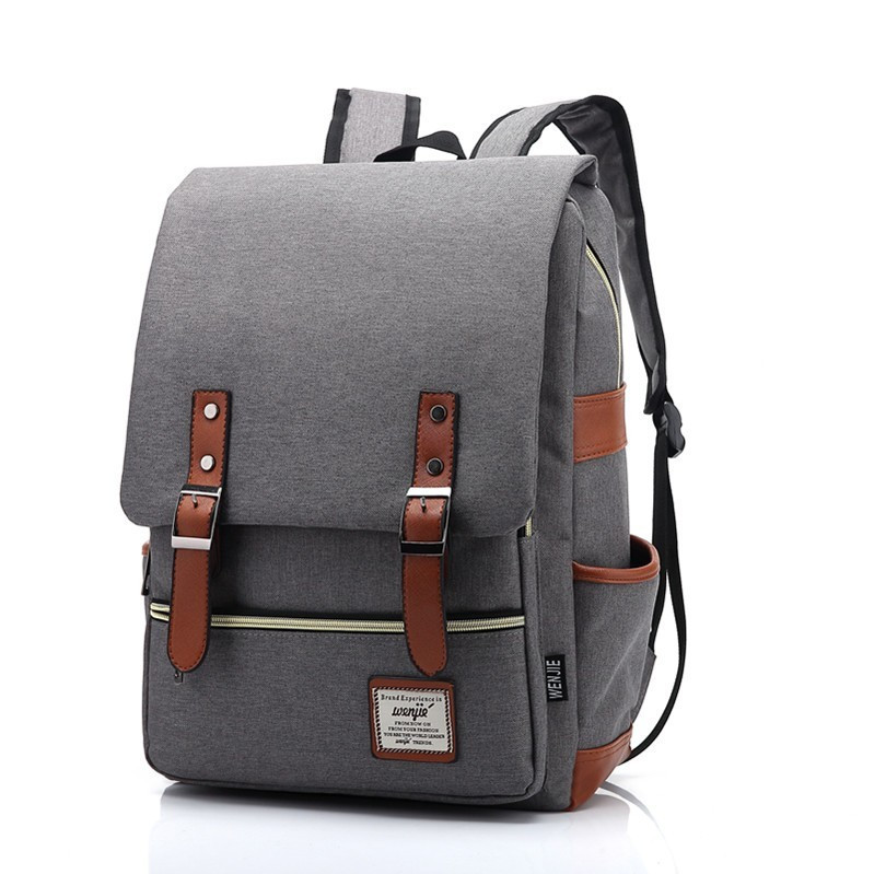 Міський рюкзак Wenjie R020 для ноутбука до 16" об'єм 22 л Сірий