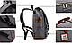 Міський рюкзак Wenjie R020 для ноутбука до 16" об'єм 22 л Сірий, фото 7