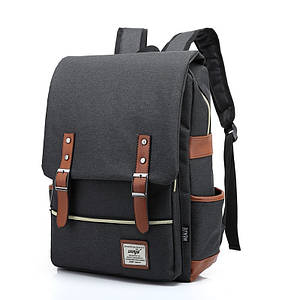 Міський рюкзак Wenjie R020 для ноутбука до 16" об'єм 22 л Темно-сірий