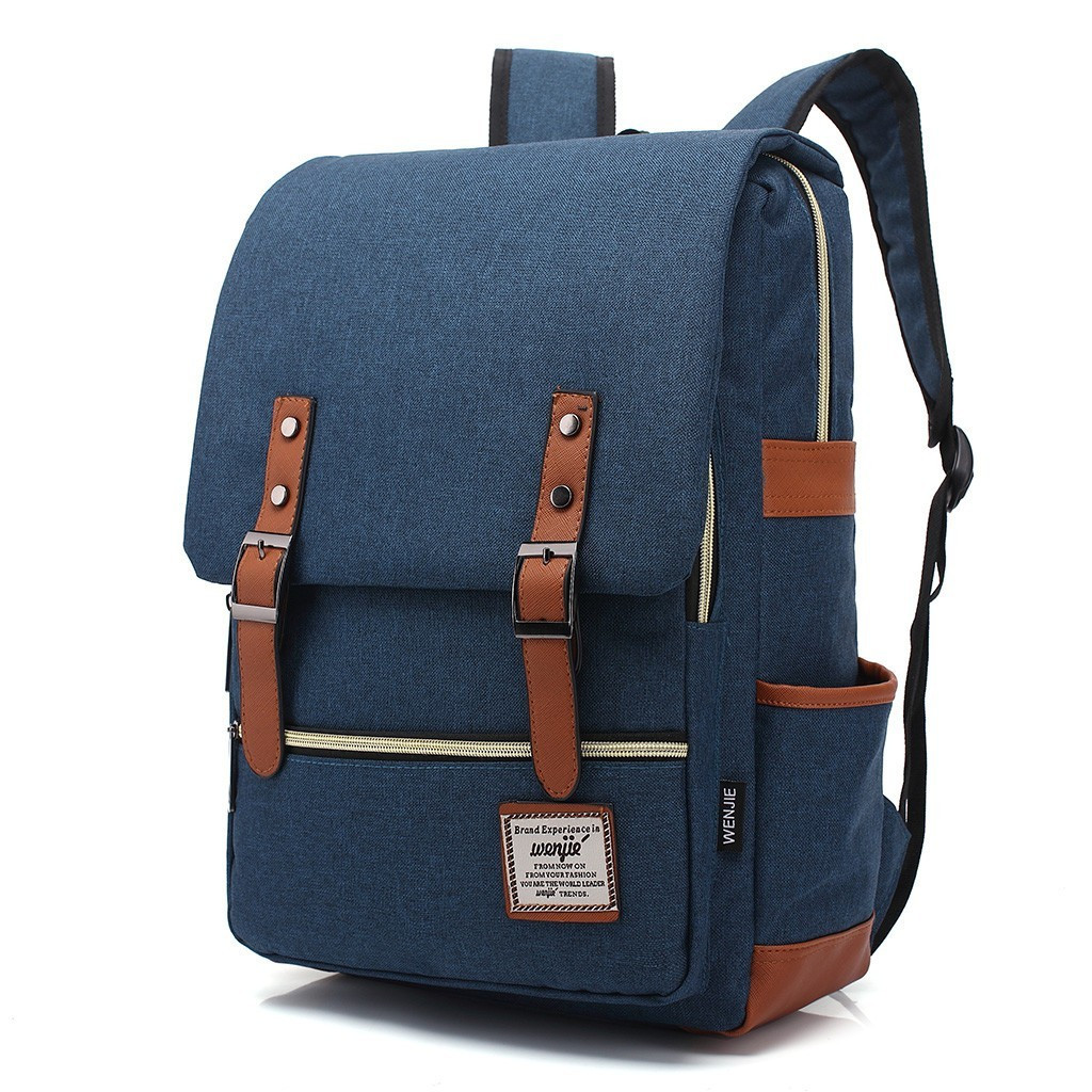 Міський рюкзак Wenjie R020 для ноутбука до 16" об'єм 22 л Синій