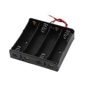 Тримач холдер 18650 4x з дротом