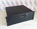 Корпус металевий MiBox Rack 4U, модель MB-4400RD (Ш483(432) Г400 В176 чорний, фото 3