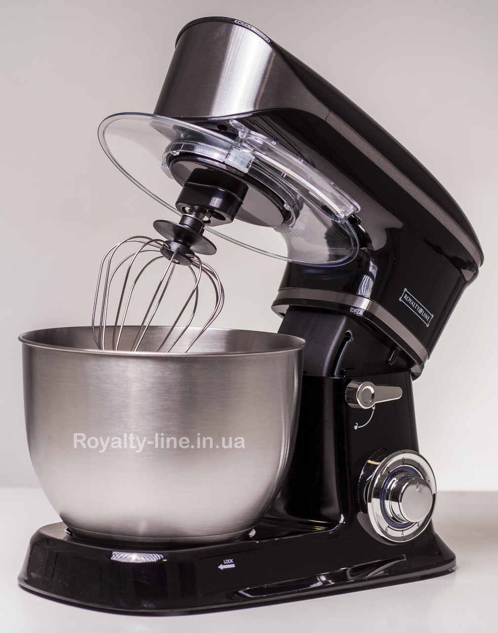 Тестомес міксер планетарний Royalty Line 1900 Black, фото 1